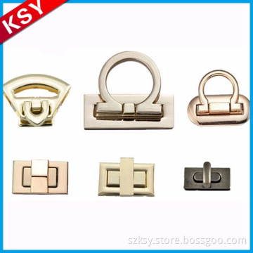 Popular Good Quality Manual Twist China Padlocks Fashion Metal Locks For Lady Bag